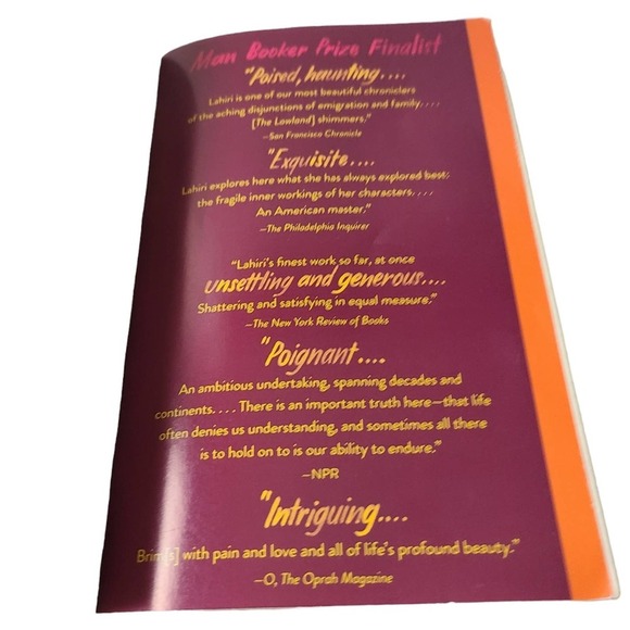 The Lowland Paperback Book By Author Jhumpa Lahiri - Picture 2 of 9